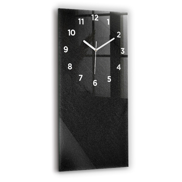 Vertical wall clock Dark rock