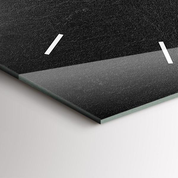 Vertical wall clock Dark rock