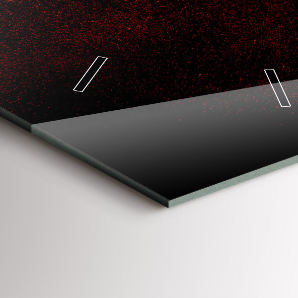 Vertical wall clock Chili peppers