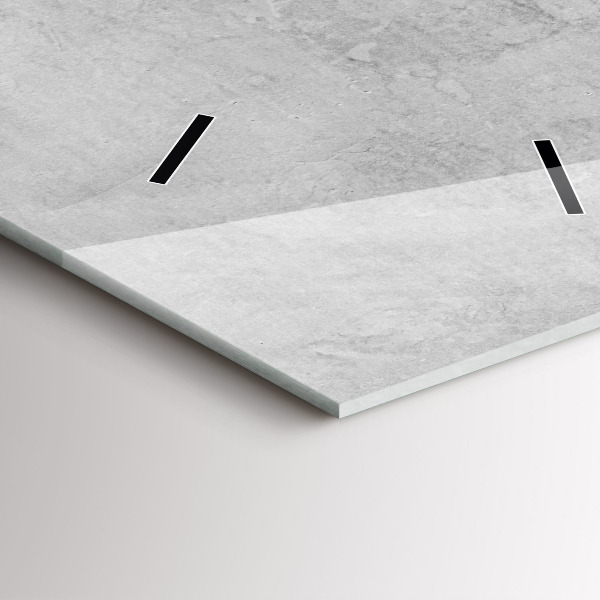 Vertical wall clock Stone wall