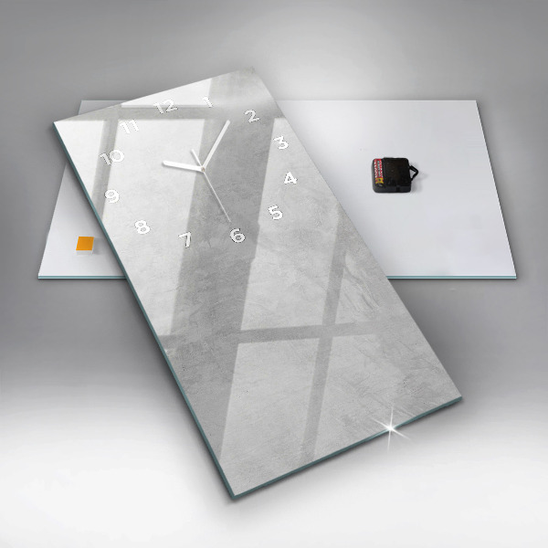 Vertical wall clock Stone wall