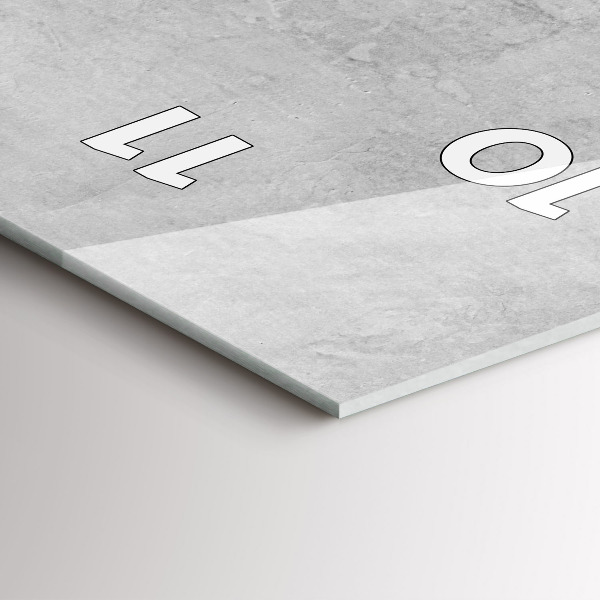 Vertical wall clock Stone wall