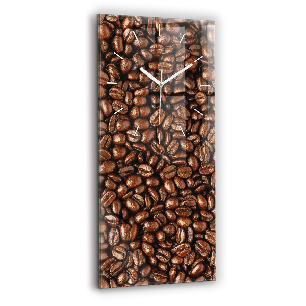 Vertical wall clock Coffee beans