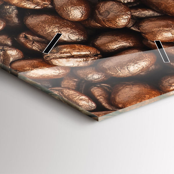 Vertical wall clock Coffee beans