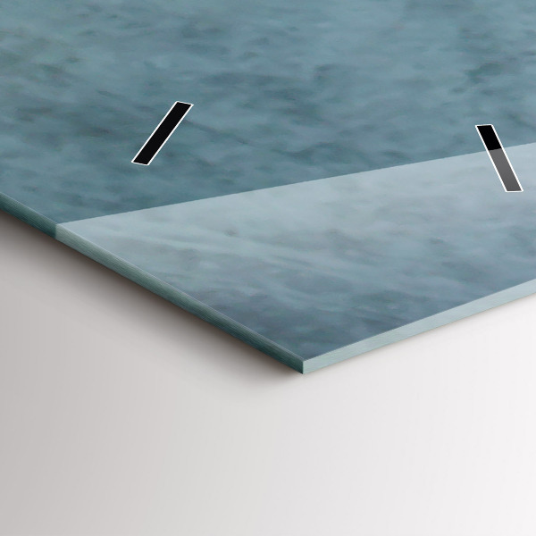 Vertical wall clock A cup of coffee