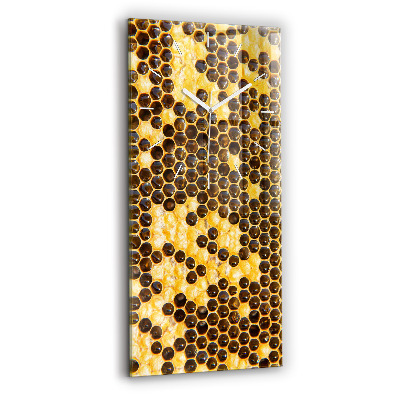 Vertical wall clock Honeycomb
