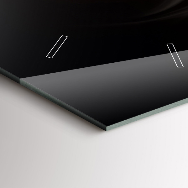 Vertical wall clock A cup of coffee