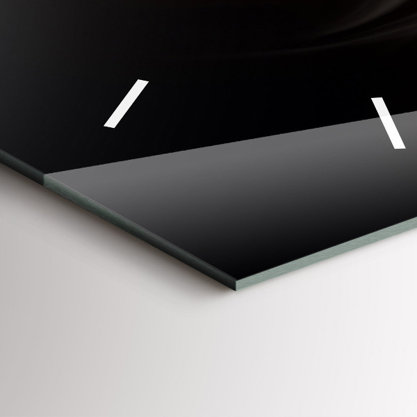 Vertical wall clock A cup of coffee