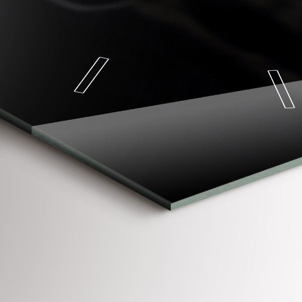 Vertical wall clock Cup and coffee beans