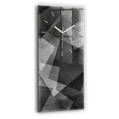 Vertical wall clock Geometric abstraction