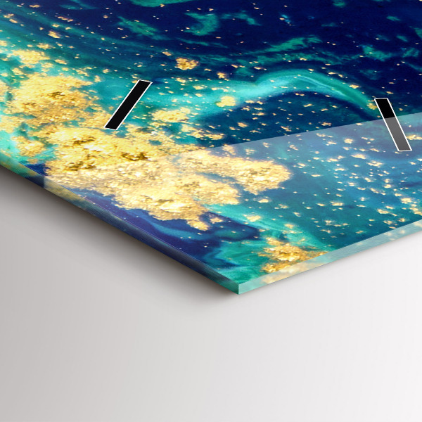 Vertical wall clock Modern abstraction