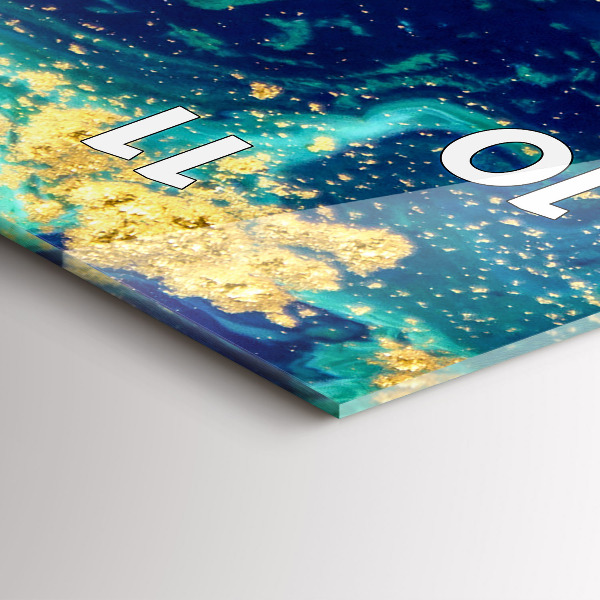 Vertical wall clock Modern abstraction