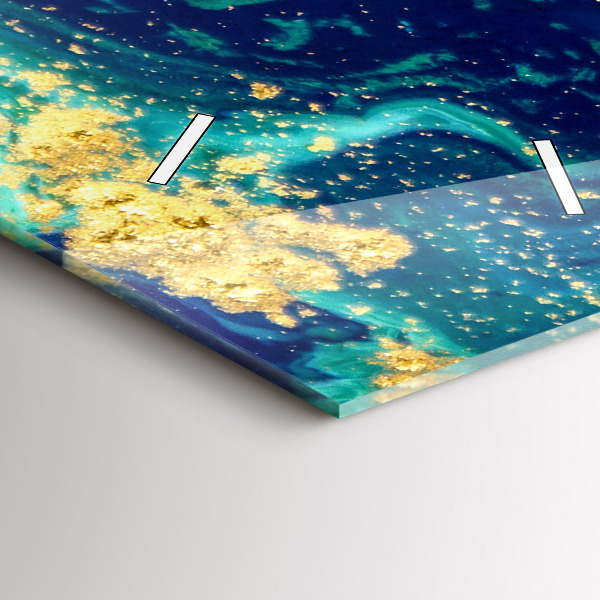 Vertical wall clock Modern abstraction