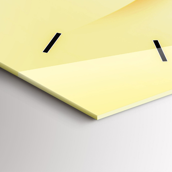 Vertical wall clock Abstraction waves