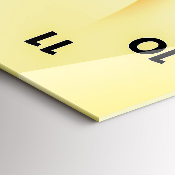 Vertical wall clock Abstraction waves