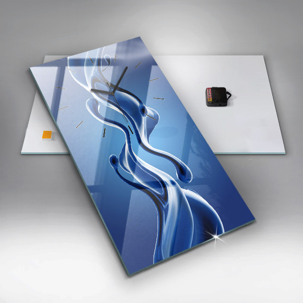 Vertical wall clock Liquid abstraction