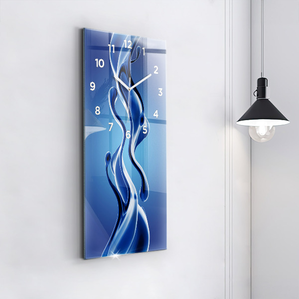Vertical wall clock Liquid abstraction