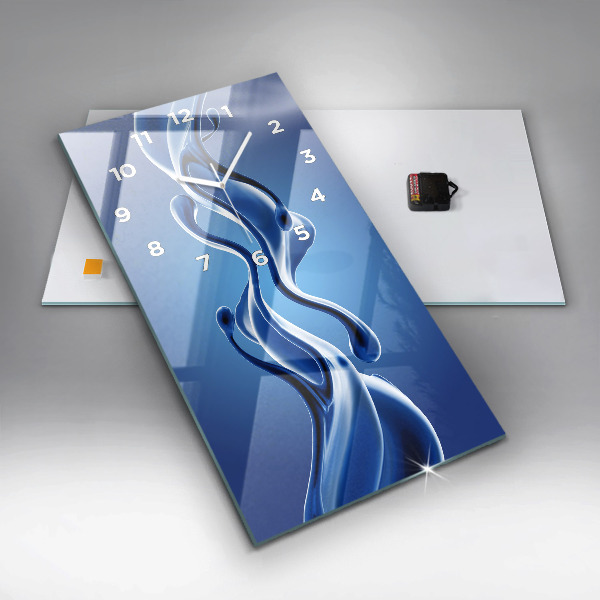 Vertical wall clock Liquid abstraction