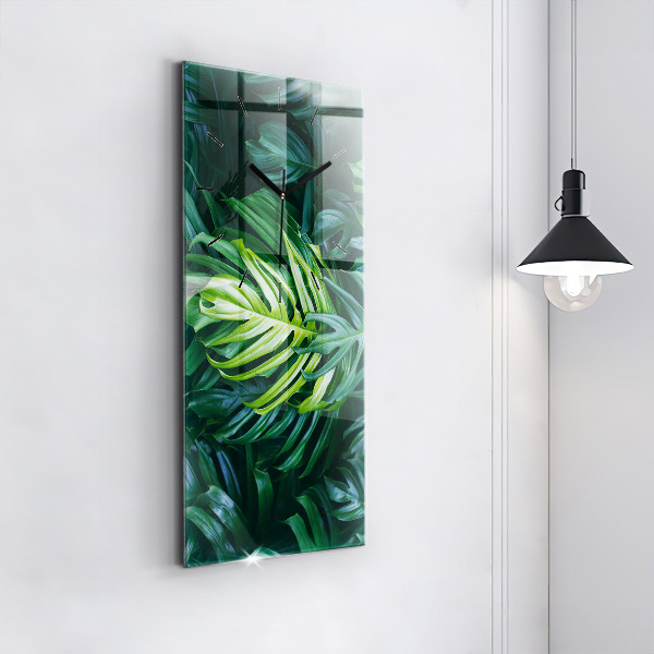 Vertical wall clock The Tropical Side of Nature