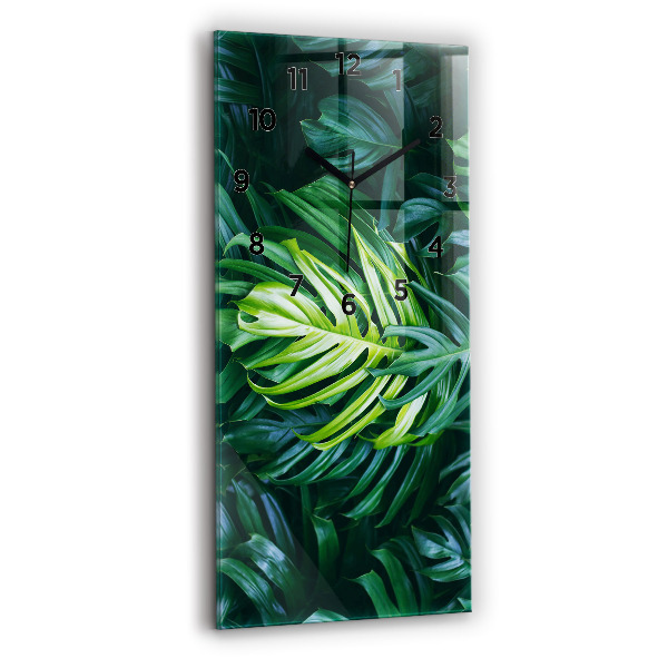 Vertical wall clock The Tropical Side of Nature