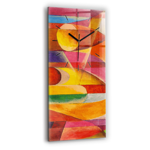 Vertical wall clock Art Decoration Abstraction