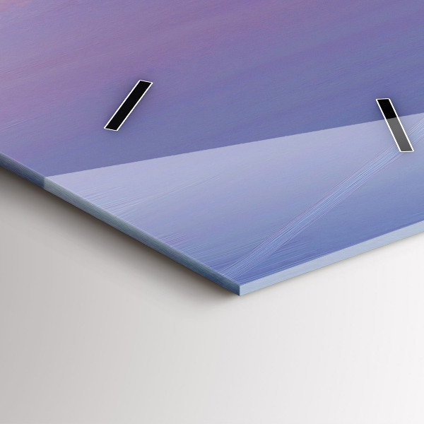 Vertical wall clock Seascape