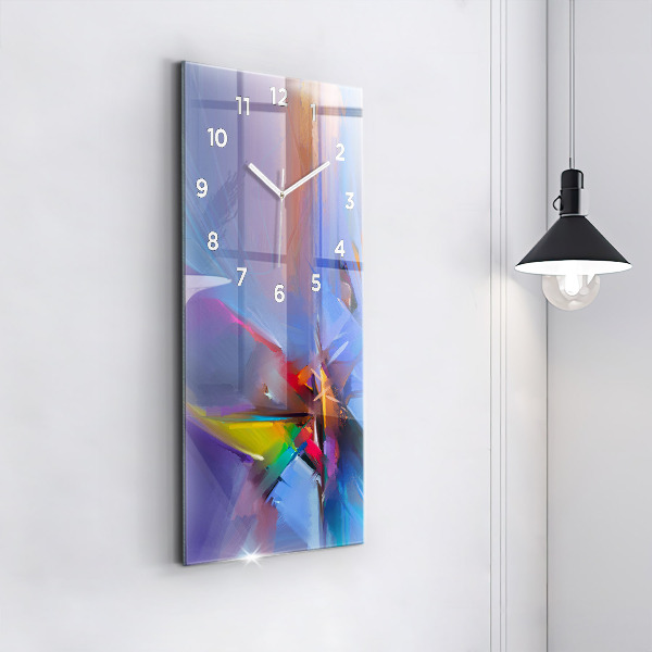 Vertical wall clock Seascape