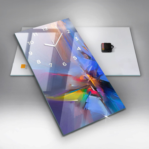 Vertical wall clock Seascape