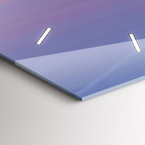 Vertical wall clock Seascape