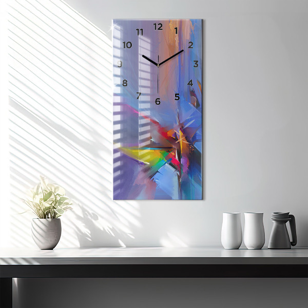 Vertical wall clock Seascape
