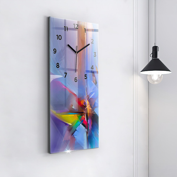 Vertical wall clock Seascape