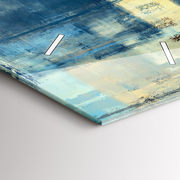 Vertical wall clock Colorful background - abstract