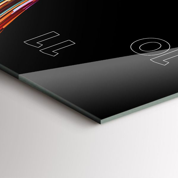 Vertical wall clock Emotional art