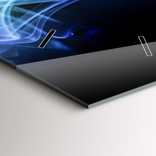 Vertical wall clock Abstract colorful lines