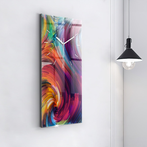 Vertical wall clock Abstraction hall