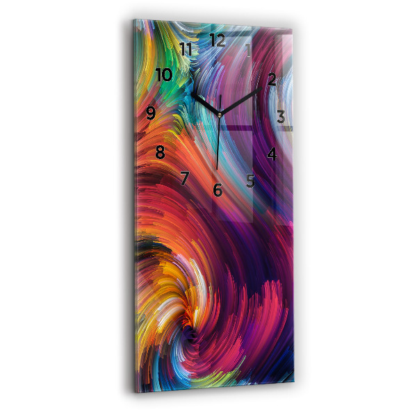 Vertical wall clock Abstraction hall