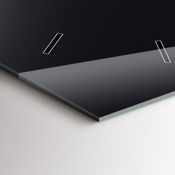 Vertical wall clock Futuristic wave