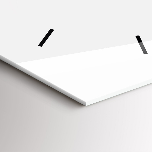 Vertical wall clock Golden abstraction