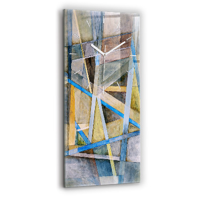 Vertical wall clock Impressionist painting