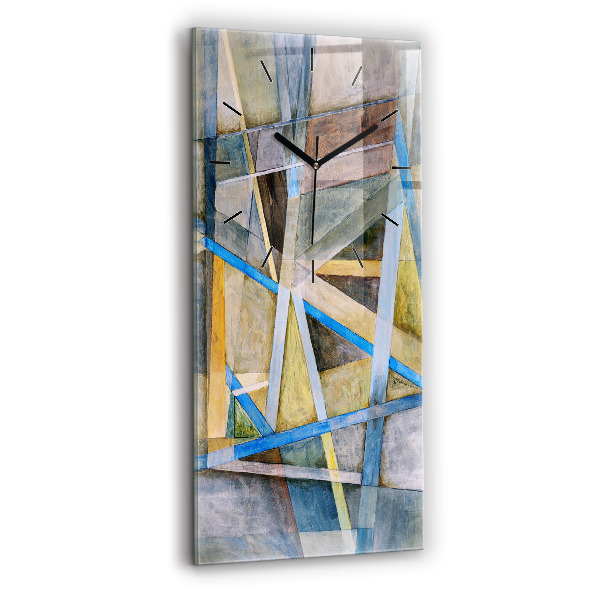 Vertical wall clock Impressionist painting
