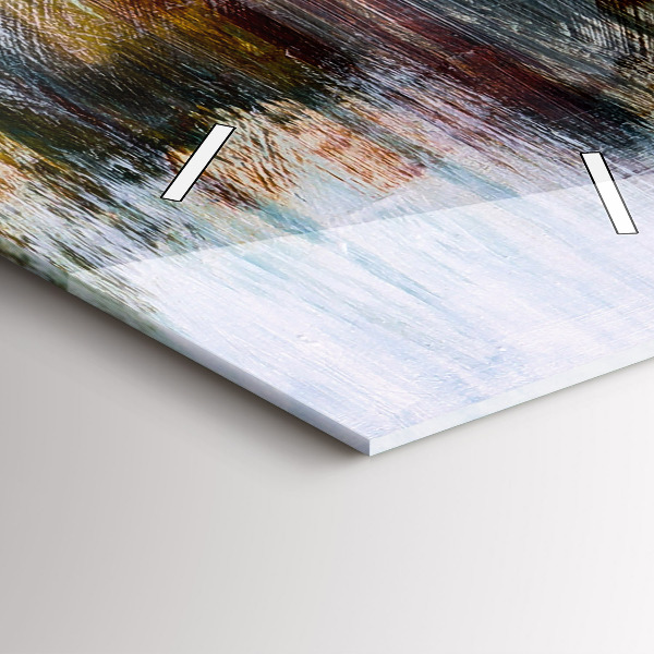 Vertical wall clock Abstraction