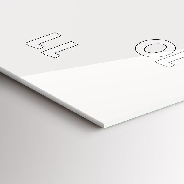 Vertical wall clock Moon Phases and the Eye