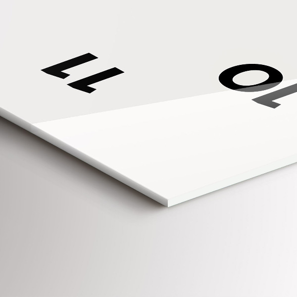 Vertical wall clock Moon Phases and the Eye