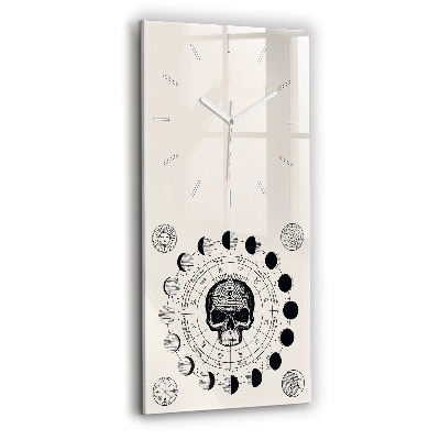 Vertical wall clock Moon phases