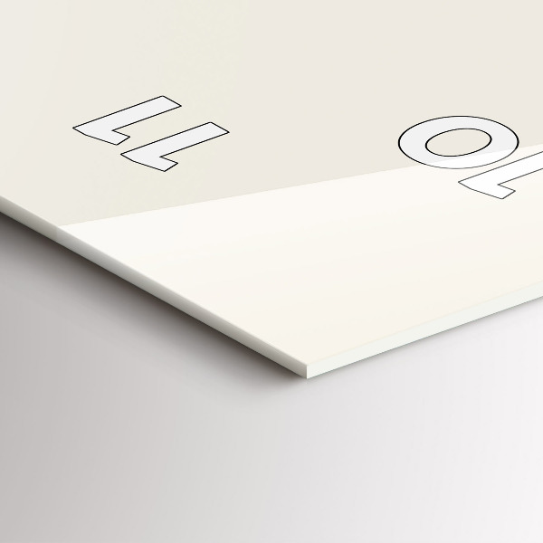 Vertical wall clock Moon phases