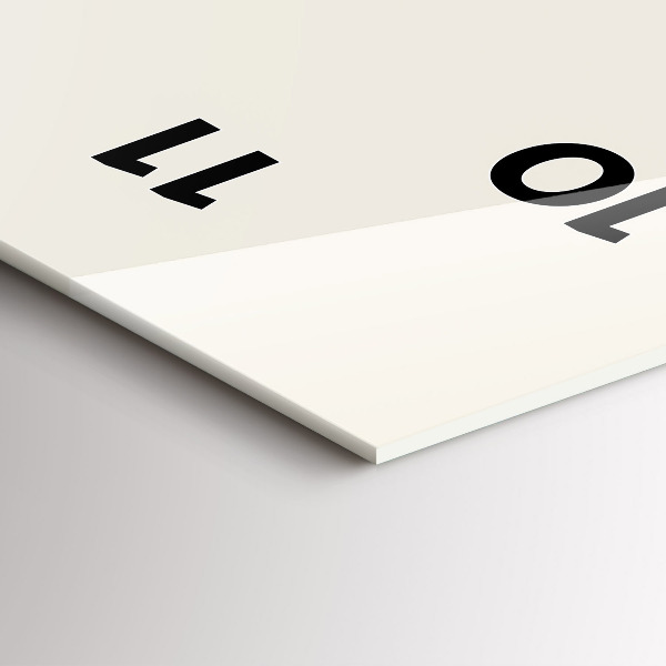 Vertical wall clock Moon phases