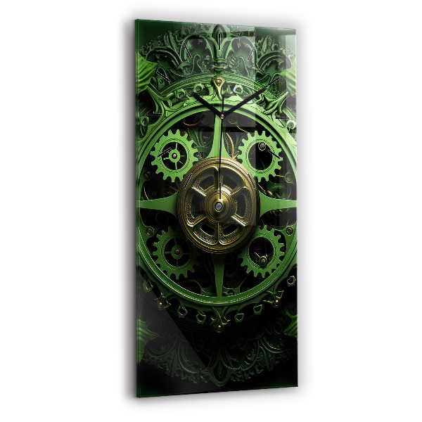 Vertical wall clock Green mechanism