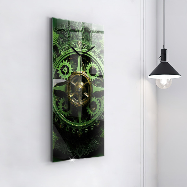 Vertical wall clock Green mechanism