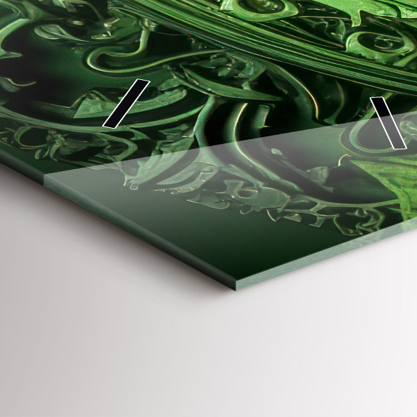 Vertical wall clock Green mechanism