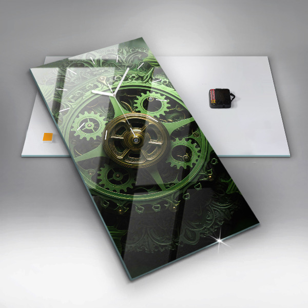 Vertical wall clock Green mechanism